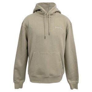 Jacquemus Le Sweatshirt Brodé Hoodie in Beige Cotton